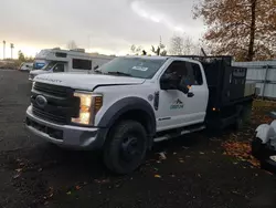 Salvage trucks for sale at Woodburn, OR auction: 2019 Ford F550 Super Duty