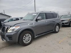 Salvage cars for sale at Pekin, IL auction: 2018 Nissan Armada SV