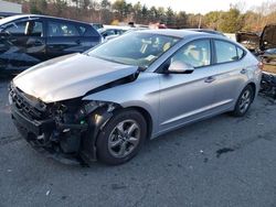 Salvage cars for sale at Exeter, RI auction: 2017 Hyundai Elantra ECO