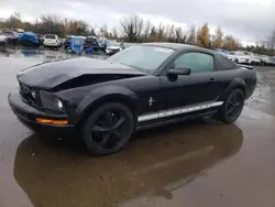 Salvage cars for sale at Woodburn, OR auction: 2008 Ford Mustang