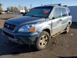 Honda Vehiculos salvage en venta: 2005 Honda Pilot EX