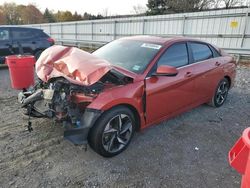 Salvage cars for sale from Copart Grantville, PA: 2022 Hyundai Elantra Limited