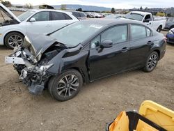 Salvage cars for sale at San Martin, CA auction: 2013 Honda Civic EXL