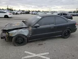 Salvage cars for sale at Rancho Cucamonga, CA auction: 2000 Honda Civic DX