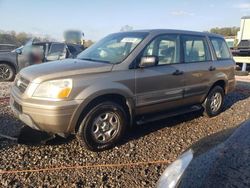 Salvage cars for sale at Hueytown, AL auction: 2003 Honda Pilot LX