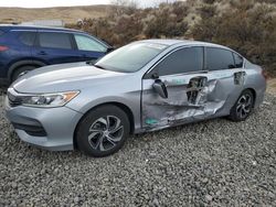 Salvage cars for sale at Reno, NV auction: 2017 Honda Accord LX