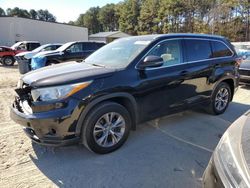 Toyota salvage cars for sale: 2015 Toyota Highlander XLE