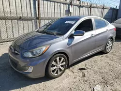 Salvage cars for sale from Copart Los Angeles, CA: 2013 Hyundai Accent GLS