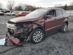 Salvage cars for sale at Grantville, PA auction: 2018 Ford Escape Titanium