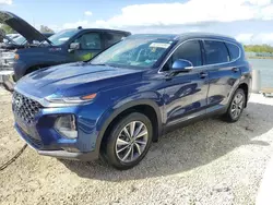 Salvage cars for sale at Arcadia, FL auction: 2020 Hyundai Santa FE Limited