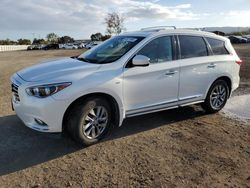 Salvage cars for sale at San Martin, CA auction: 2014 Infiniti QX60