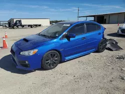 Salvage cars for sale at Temple, TX auction: 2017 Subaru WRX