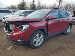 Salvage cars for sale at Davison, MI auction: 2018 GMC Terrain SLE