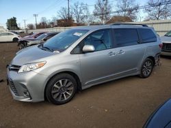 Toyota salvage cars for sale: 2020 Toyota Sienna XLE