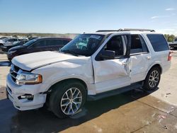 Salvage cars for sale at Grand Prairie, TX auction: 2017 Ford Expedition XLT