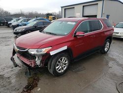 Salvage cars for sale at Duryea, PA auction: 2018 Chevrolet Traverse LT