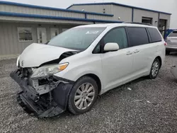 Salvage cars for sale at Earlington, KY auction: 2012 Toyota Sienna XLE