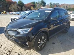 Salvage cars for sale at Mendon, MA auction: 2017 Toyota Rav4 LE