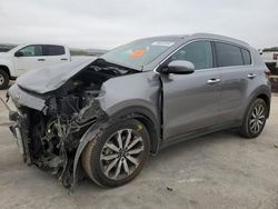 Salvage cars for sale from Copart Grand Prairie, TX: 2017 KIA Sportage EX