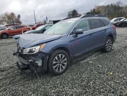 Salvage cars for sale at Mebane, NC auction: 2017 Subaru Outback 2.5I Limited