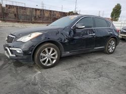 Salvage cars for sale at Wilmington, CA auction: 2017 Infiniti QX50