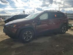 Jeep salvage cars for sale: 2019 Jeep Cherokee Trailhawk