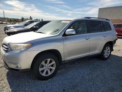 Salvage cars for sale at Mentone, CA auction: 2013 Toyota Highlander Base