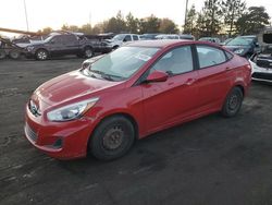 Salvage cars for sale at Denver, CO auction: 2016 Hyundai Accent SE