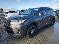 Toyota Highlander se salvage cars for sale: 2018 Toyota Highlander SE