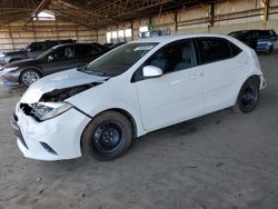 Toyota Corolla l salvage cars for sale: 2016 Toyota Corolla L