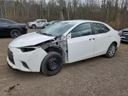 Toyota Corolla l Vehiculos salvage en venta: 2016 Toyota Corolla L