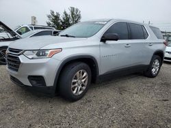 Carros salvage a la venta en subasta: 2019 Chevrolet Traverse LS