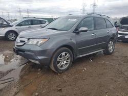 Salvage cars for sale at Elgin, IL auction: 2009 Acura MDX