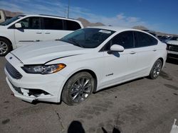 Salvage cars for sale at North Las Vegas, NV auction: 2017 Ford Fusion SE Hybrid