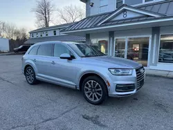 Audi salvage cars for sale: 2017 Audi Q7 Premium Plus