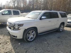 Salvage cars for sale at Waldorf, MD auction: 2017 Chevrolet Suburban K1500 Premier