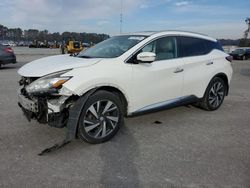 Salvage cars for sale at Dunn, NC auction: 2015 Nissan Murano S