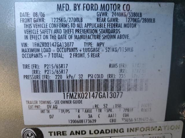 2007 Ford Freestyle SEL