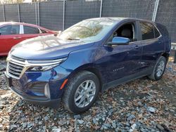 Salvage cars for sale at Waldorf, MD auction: 2022 Chevrolet Equinox LT