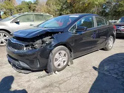 Salvage cars for sale at Austell, GA auction: 2018 KIA Forte LX