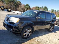 Salvage cars for sale at Mendon, MA auction: 2014 Honda Pilot EXL