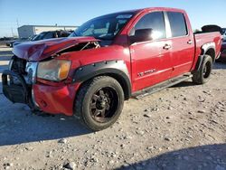 Salvage cars for sale from Copart Haslet, TX: 2009 Nissan Titan XE