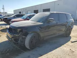 Salvage cars for sale at Jacksonville, FL auction: 2017 Land Rover Range Rover Sport SC