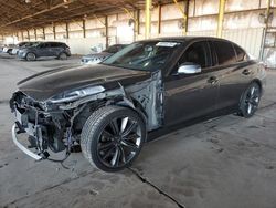 Salvage cars for sale at Phoenix, AZ auction: 2018 Infiniti Q50 Luxe