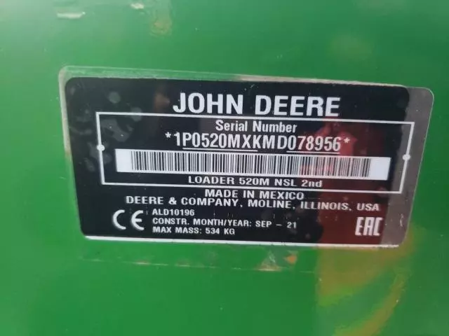 2021 John Deere 520M