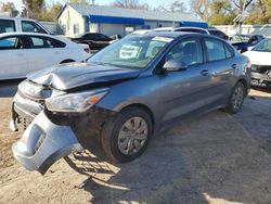 Salvage cars for sale from Copart Wichita, KS: 2019 KIA Rio S