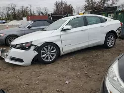 Chevrolet salvage cars for sale: 2016 Chevrolet Impala LT