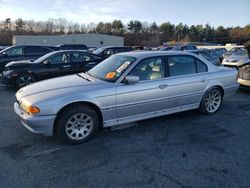 BMW salvage cars for sale: 2000 BMW 740 IL