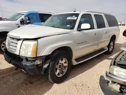 Salvage cars for sale at Andrews, TX auction: 2003 Cadillac Escalade ESV