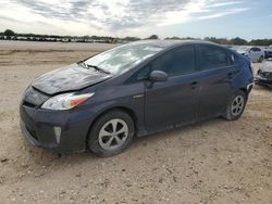 Salvage cars for sale at San Antonio, TX auction: 2012 Toyota Prius